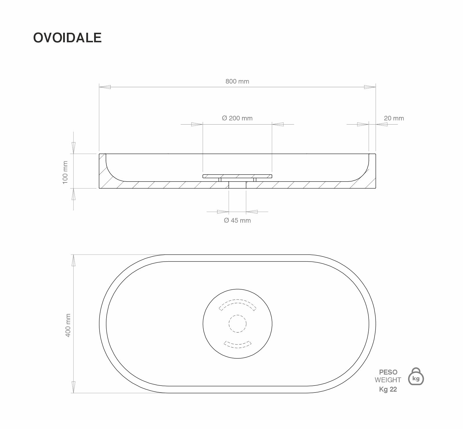 codifiche Lavabi inTONDO pavimenti sansone